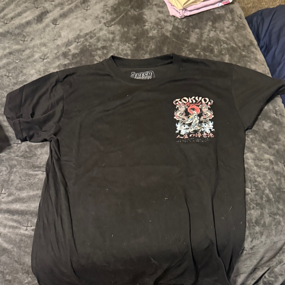 Tokyo Dragon Graphic Black T-Shirt